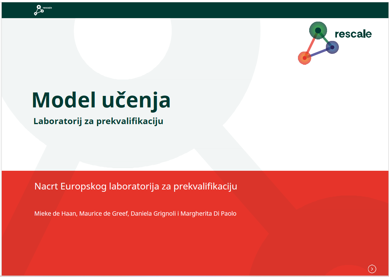 Model učenja - Laboratorij za prekvalifikaciju 